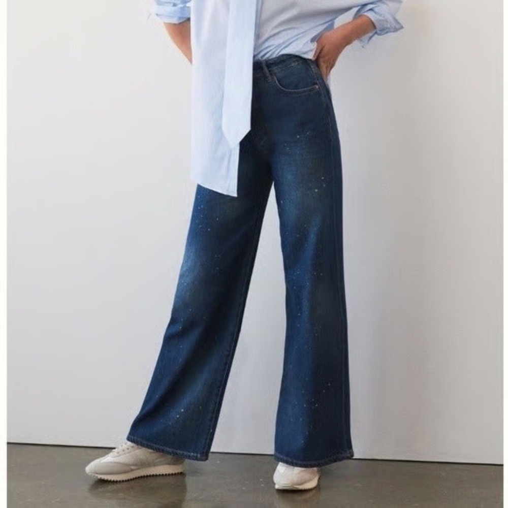 NWT - Anthropologie - Pilcro - Annie Wide Leg Flare Jeans